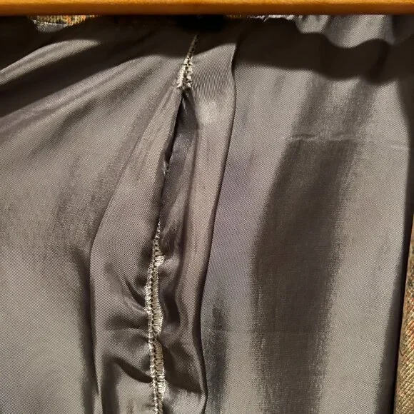 Vintage Express green paisley corduroy coat size 6 - Picture 15 of 15